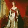 Franz Xaver Winterhalter / Portrait of Victoria of the United Kingdom (1843) Academic Portraiture – Hand-Painted Oil Reproduction by Dafen Village Studio 1 Hand-painted oil painting reproduction of Franz Xaver Winterhalter's 1843 portrait of Queen Victoria of the United Kingdom, executed in the Academic Neoclassical style.
