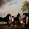 George Stubbs / Prince of Wales Phaeton (1793) Romanticism – Hand-Painted Oil Reproduction by Dafen Village Studio 2 Hand-painted oil painting reproduction of Prince of Wales Phaeton 1793 by George Stubbs by Dafen Village Studio