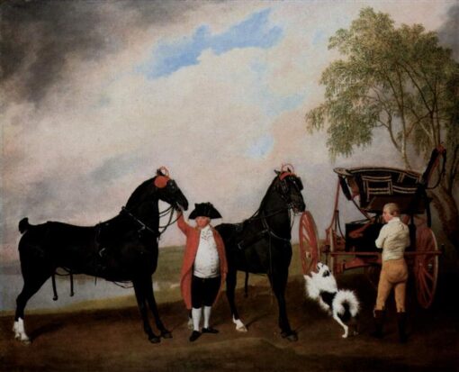 George Stubbs / Prince of Wales Phaeton (1793) Romanticism – Hand-Painted Oil Reproduction by Dafen Village Studio