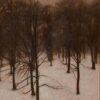 Vilhelm Hammershøi Søndermarken Park in winter (1896) Fine Art – Hand-Painted Oil Reproduction by Dafen Village Studio 1 Hand-painted oil reproduction of Vilhelm Hammershoi landscape painting Sondermarken Park in winter 1896