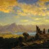 Scene in the Tyrol by Albert Bierstadt - Hand-Painted Oil Painting Reproduction 2 Hand-painted oil painting reproduction of Scene in the Tyrol by Albert Bierstadt