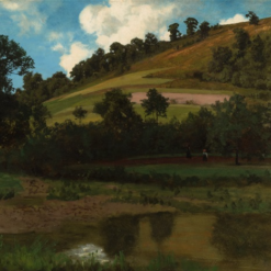 Hand-painted oil painting reproduction of Hanabach, Westphalia, Germany by Albert Bierstadt