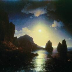 Hand painted oil painting reproduction of Sea View 1841 by Ivan Aivazovsky