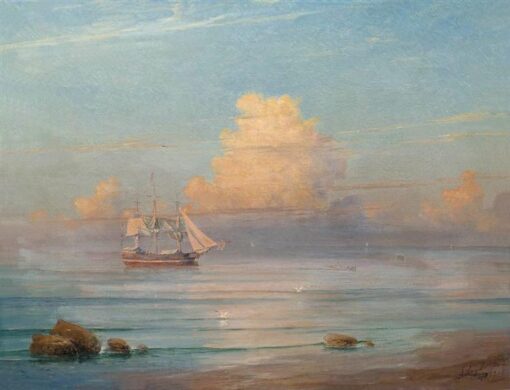 Hand-Painted “Sea view” Oil Painting Reproduction – Ivan Aivazovsky Seascape | Dafen Studio Fine Art