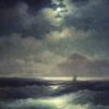 Hand-Painted "Sea View by Moonlight" (1878) Oil Painting Reproduction – Ivan Aivazovsky | Dafen Studio Fine Art 1 Hand painted oil painting reproduction of Sea View by Moonlight 1878 by Ivan Aivazovsky