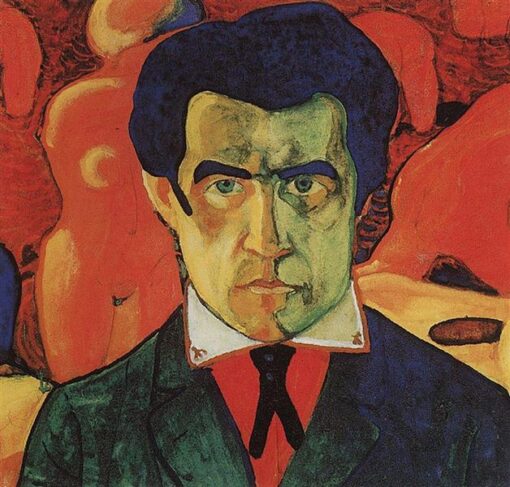 Kazimir Malevich Self-Portrait (1910) Fauvist Art – Hand-Painted Oil Reproduction by Dafen Village Studio