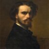 Hand-Painted Oil Painting Reproduction "Self-Portrait" by Alexandre Cabanel – Dafen Village Studio 1 Hand-painted oil painting reproduction of Self-Portrait (1852) by Alexandre Cabanel Dafen Village Studio