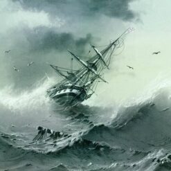 Hand painted oil painting reproduction of Shipwreck by Ivan Aivazovsk