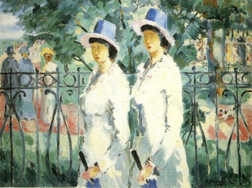 Kazimir Malevich Sisters (1910) Early Modern Impressionism – Hand-Painted Oil Reproduction by Dafen Village Studio