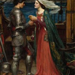 Hand-painted oil painting reproduction of Tristram and Isolde 1916 by John William Waterhouse