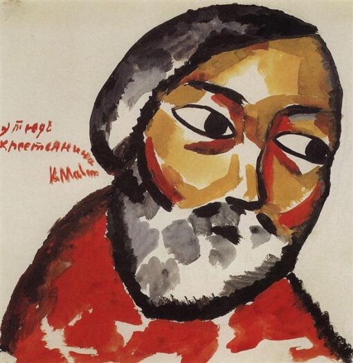 Kazimir Malevich Mower (1911–1912) Cubist Peasant Cycle – Hand-Painted Oil Reproduction by Dafen Village Studio