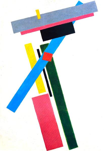 Kazimir Malevich / Suprematistic Construction (1915) – Hand-Painted Oil Reproduction by Dafen Village Studio