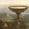 The Titan's Goblet (1833) by Thomas Cole - Hand-Painted Oil Painting Reproduction 1 Hand-painted oil painting reproduction of The Titan's Goblet 1833 by Thomas Cole
