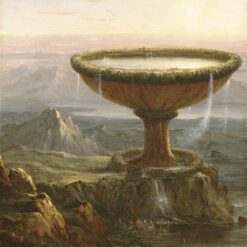 Hand-painted oil painting reproduction of The Titan's Goblet 1833 by Thomas Cole