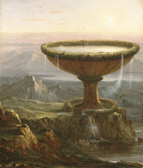 The Titan’s Goblet (1833) by Thomas Cole – Hand-Painted Oil Painting Reproduction
