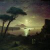 Hand-Painted "The Bay of Naples at Moonlight Night" (1842) Oil Painting Reproduction – Ivan Aivazovsky Seascape | Dafen Studio Fine Art 2 Hand painted oil painting reproduction of The Bay of Naples at Moonlight Night 1842 by Ivan Aivazovsky
