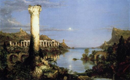 The Course of Empire: Desolation (1836) by Thomas Cole – Hand-Painted Oil Painting Reproduction