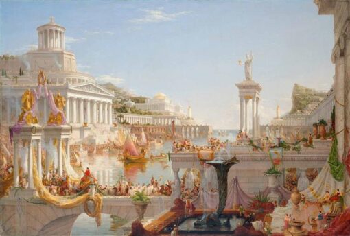 The Course of Empire: The Consummation of Empire (1836) by Thomas Cole – Hand-Painted Oil Painting Reproduction