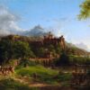 The Departure (1838) by Thomas Cole - Hand-Painted Oil Painting Reproduction 2 Hand-painted oil painting reproduction of The Departure 1838 by Thomas Cole