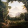 The Garden of Eden (1828) by Thomas Cole - Hand-Painted Oil Painting Reproduction 2 Hand-painted oil painting reproduction of The Garden of Eden 1828 by Thomas Cole