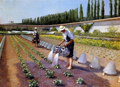Gustave Caillebotte: The Gardeners (1875–1877) Impressionist Masterpiece – Hand-Painted Oil Reproduction by Dafen Village Studio