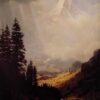 The Matterhorn by Albert Bierstadt - Hand-Painted Oil Painting Reproduction 1 Hand-painted oil painting reproduction of The Matterhorn by Albert Bierstadt