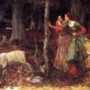 The Mystic Wood (1914-1917) by John William Waterhouse - Hand-Painted Oil Painting Reproduction 1 Hand-painted oil painting reproduction of The Mystic Wood 1914 by John William Waterhouse