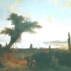 Hand-Painted "The Old Feodosia" (1839) Oil Painting Reproduction – Ivan Aivazovsky Landscape Art | Dafen Studio Fine Art 1 Hand painted oil painting reproduction of The Old Feodosia 1839 by Ivan Aivazovsky