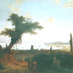 Hand painted oil painting reproduction of The Old Feodosia 1839 by Ivan Aivazovsky