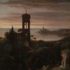 The Vesper Hymn by Thomas Cole - Hand-Painted Oil Painting Reproduction 2 Hand-painted oil painting reproduction of The Vesper Hymn by Thomas Cole