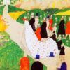 Kazimir Malevich The Wedding 1907 hand painted cloisonnist oil painting reproduction by Dafen Village Studio