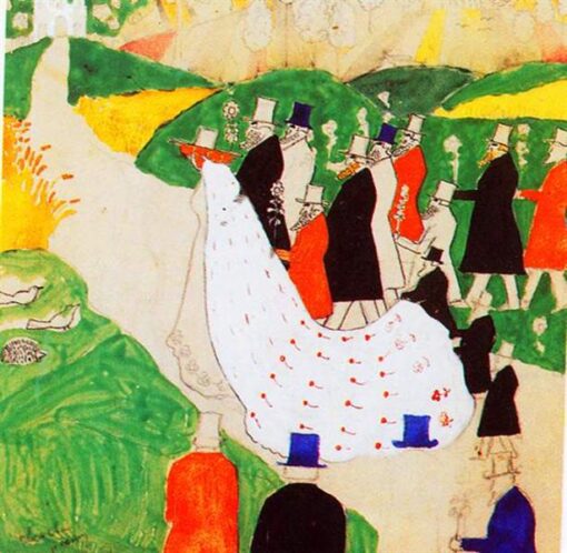 Kazimir Malevich The Wedding (1907) Symbolist Art – Hand-Painted Oil Reproduction by Dafen Village Studio