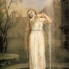 Undine (1872) by John William Waterhouse - Hand-Painted Oil Painting Reproduction 1 Hand-painted oil painting reproduction of Undine 1872 by John William Waterhouse