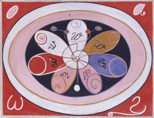 Hilma af Klint Untitled Symbolic Abstract Art – Hand-Painted Oil Reproduction by Dafen Village Studio