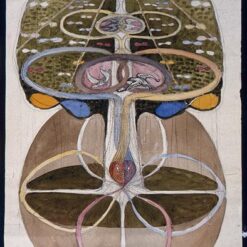 Hilma af Klint Untitled symbolist hand painted oil painting reproduction by Dafen Village Studio