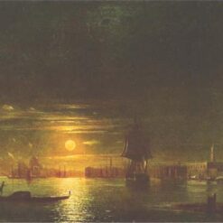 Hand painted oil painting reproduction of Venice 1849 by Ivan Aivazovsky