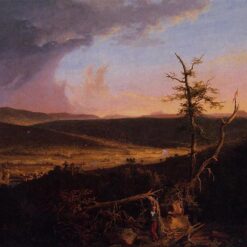 Hand-painted oil painting reproduction of View on the Schoharie 1826 by Thomas Cole