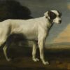 George Stubbs / Viscount Gormanston's White Dog (1781) Romanticism – Hand-Painted Oil Reproduction by Dafen Village Studio 2 Hand-painted oil painting reproduction of Viscount Gormanston's White Dog 1781 by George Stubbs by Dafen Village Studio