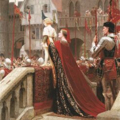Reproduction peinte à la main à l'huile de l'œuvre « Vox Populi » d'Edmund Blair Leighton