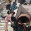 Diogenes (1882) by John William Waterhouse - Hand-Painted Oil Painting Reproduction 1 Reproducción pintada a mano al óleo del cuadro «Diógenes» (1882), de John William Waterhouse