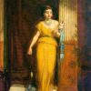 The Spinner (La Fileuse) by John William Waterhouse - Hand-Painted Oil Painting Reproduction 1 Hand-painted oil painting reproduction of The Spinner La Fileuse 1874 by John William Waterhouse