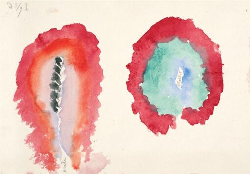 Hilma af Klint Wheat and Wormwood (1922) Abstract Art – Hand-Painted Oil Reproduction by Dafen Village Studio