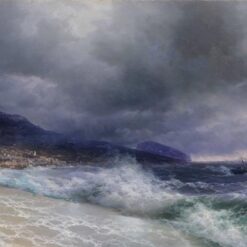 Hand painted oil painting reproduction of Yalta by Ivan Aivazovsky