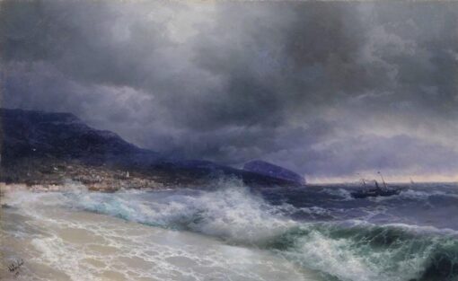Hand-Painted “Yalta” Oil Painting Reproduction – Ivan Aivazovsky Seascape | Dafen Studio Fine Art