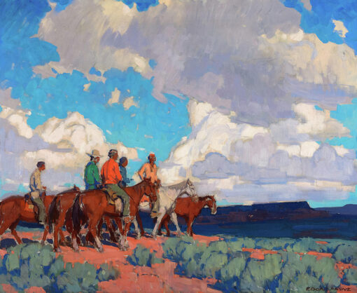 Edgar Payne – Land of the Navajo #1 Hand-Painted Oil Painting Reproduction by Dafen Studio
