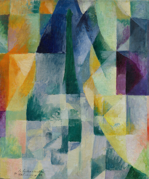 Robert Delaunay – Simultaneous Windows (2nd Motif, 1st Part) 1912 – Hand-Painted Oil Reproduction by Dafen Village Studio