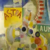 Robert Delaunay – The Cardiff Team (Equipe de Cardiff, 1922) Orphism Masterpiece – Hand-Painted Oil Reproduction by Dafen Village Studio 2 Hand-painted oil reproduction of Robert Delaunay The Cardiff Team 1922 rugby painting by Dafen Village Studio