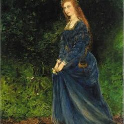 Hand-painted oil reproduction of John Atkinson Grimshaw Portrait of the artist's wife, Theodosia, as Ophelia 1863 by Dafen Village Studio