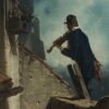 Carl Spitzweg: Serenade Romantic Biedermeier Genre Art – Hand-Painted Oil Reproduction by Dafen Village Studio 1 Hand-painted oil painting reproduction of Serenade by Carl Spitzweg by Dafen Village Studio