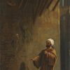 Carl Spitzweg: A Street in Cairo Orientalist Fine Art – Hand-Painted Oil Reproduction by Dafen Village Studio 1 Hand-painted oil painting reproduction of A Street in Cairo by Carl Spitzweg by Dafen Village Studio